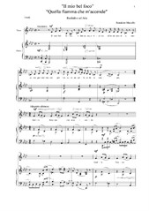 Il mio bel foco (Quella fiamma che m'accende)